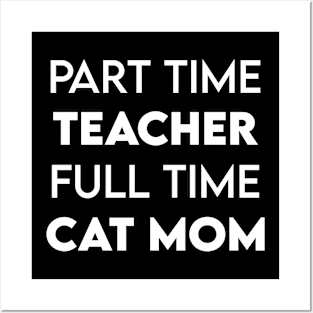 teacher cat Posters and Art